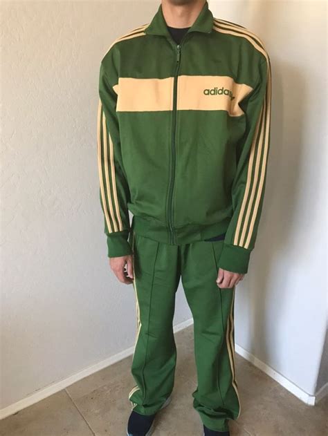 adidas originals tracksuit green|More.